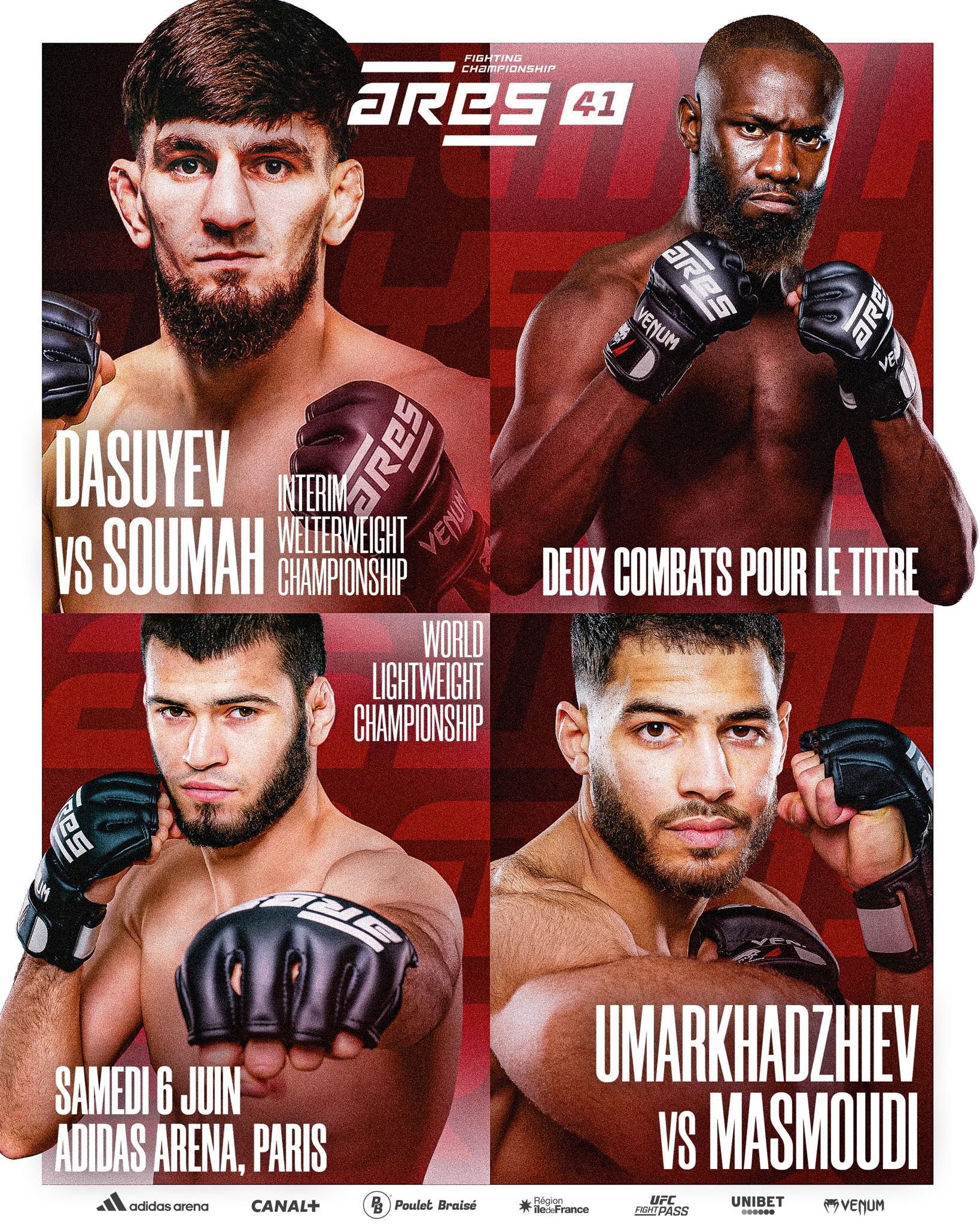 Ares 41 Dasuyev Vs Soumah 2026 05 06 02 54 57 — ARES 41 et ARES 42 : Dasuyev, Soumah, Diakite, Ham