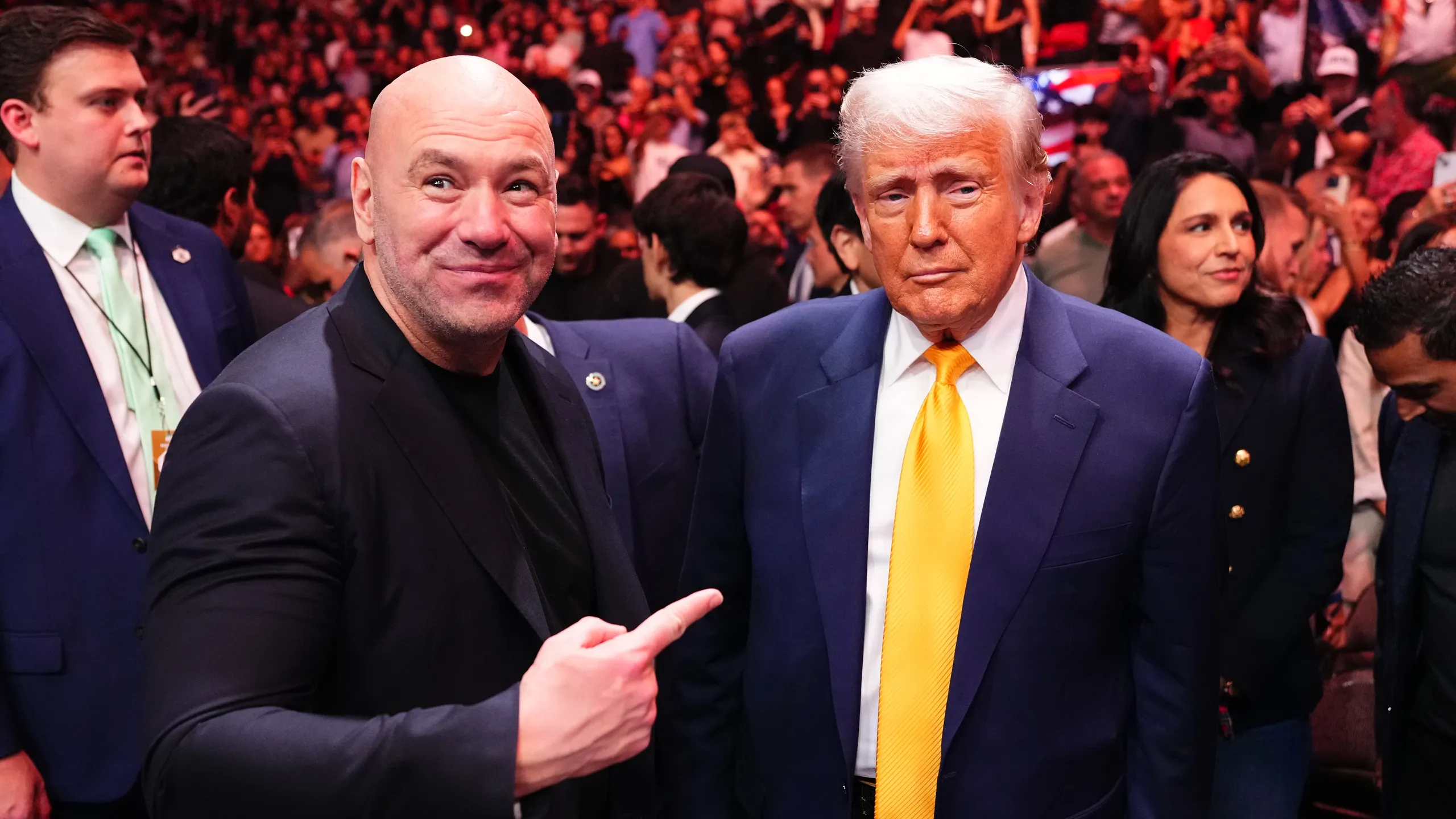 Dana White Et Donald Trump — UFC White House : l'octogone au pied de la Maison 