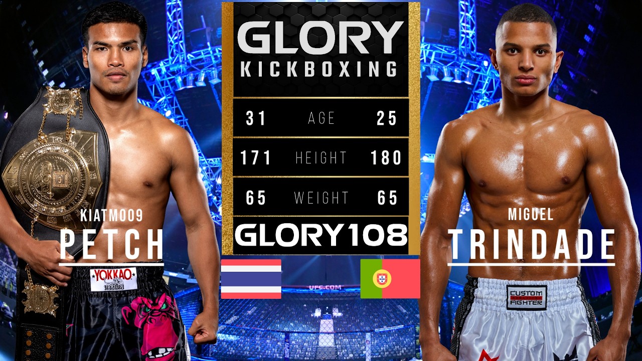 GLORY 108 Petch Vs Trindade Statistiques — GLORY 108 : Petch vs Trindade - L'événement à ne p