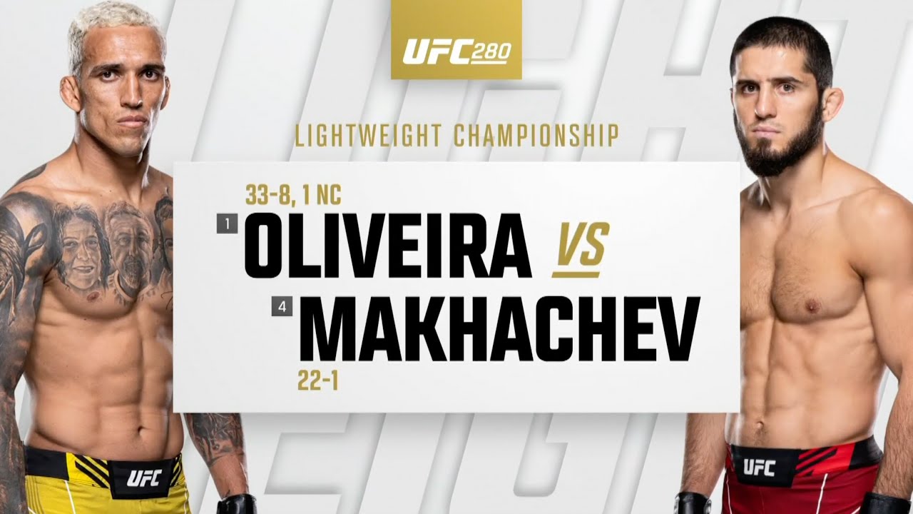Islam Makhachev Vs Charles Oliveira — Islam Makhachev vs Charles Oliveira 2 : le rematch