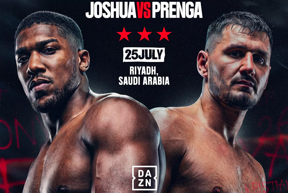 Joshua Vs Prenga L'affiche Officielle — Joshua vs Prenga : le face-à-face qui relance la l