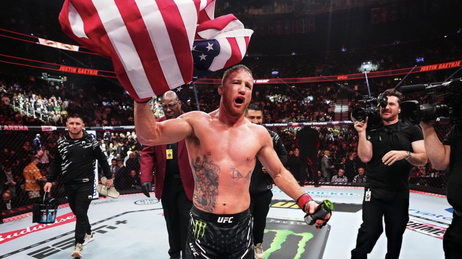 Justin Gaethje Après Sa Victoire À L'UFC — Justin Gaethje suit une préparation spéciale avant