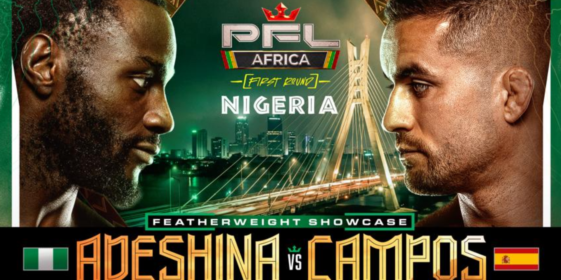 Wasi Adeshina PFL Africa Nigeria champion ceinture Lagos 2026