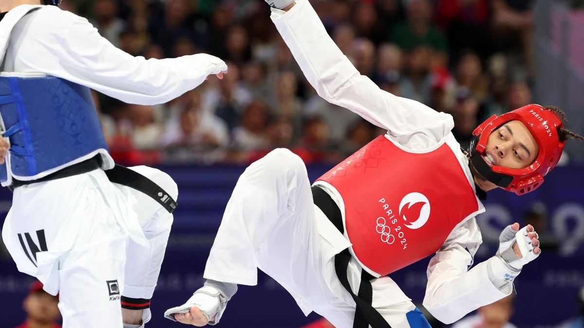 Combat olympique taekwondo blessure genou articulation