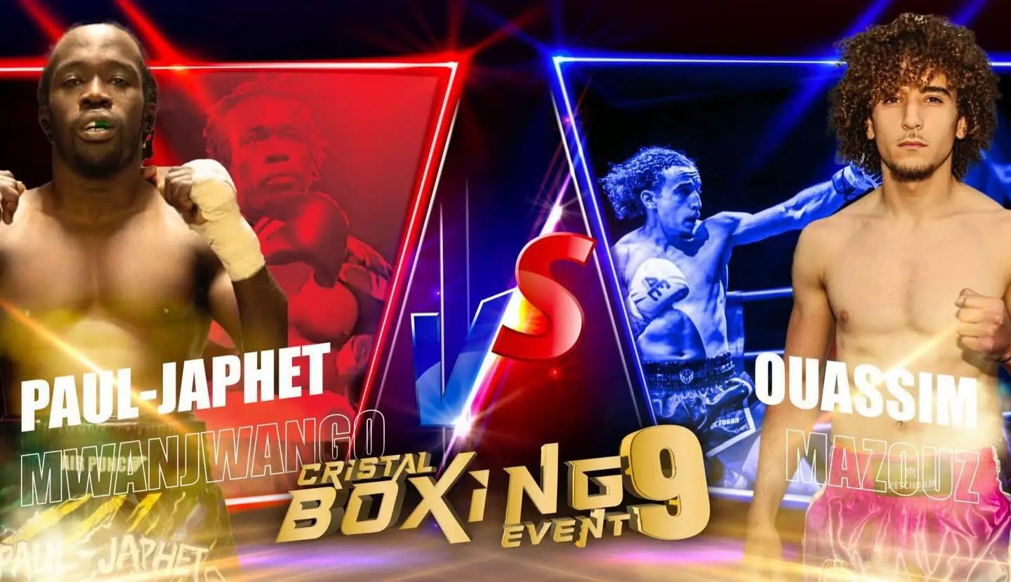 Mwanjwango vs Mazouz : le titre national au Cristal Boxing Event 9