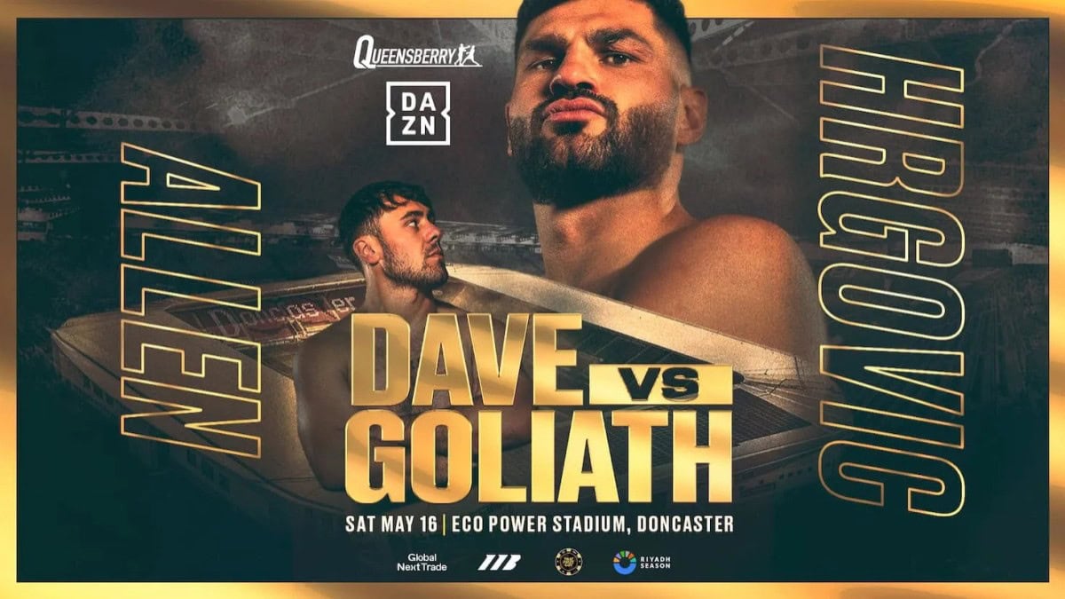 Dave Allen vs Filip Hrgovic - open workouts DAZN Queensberry