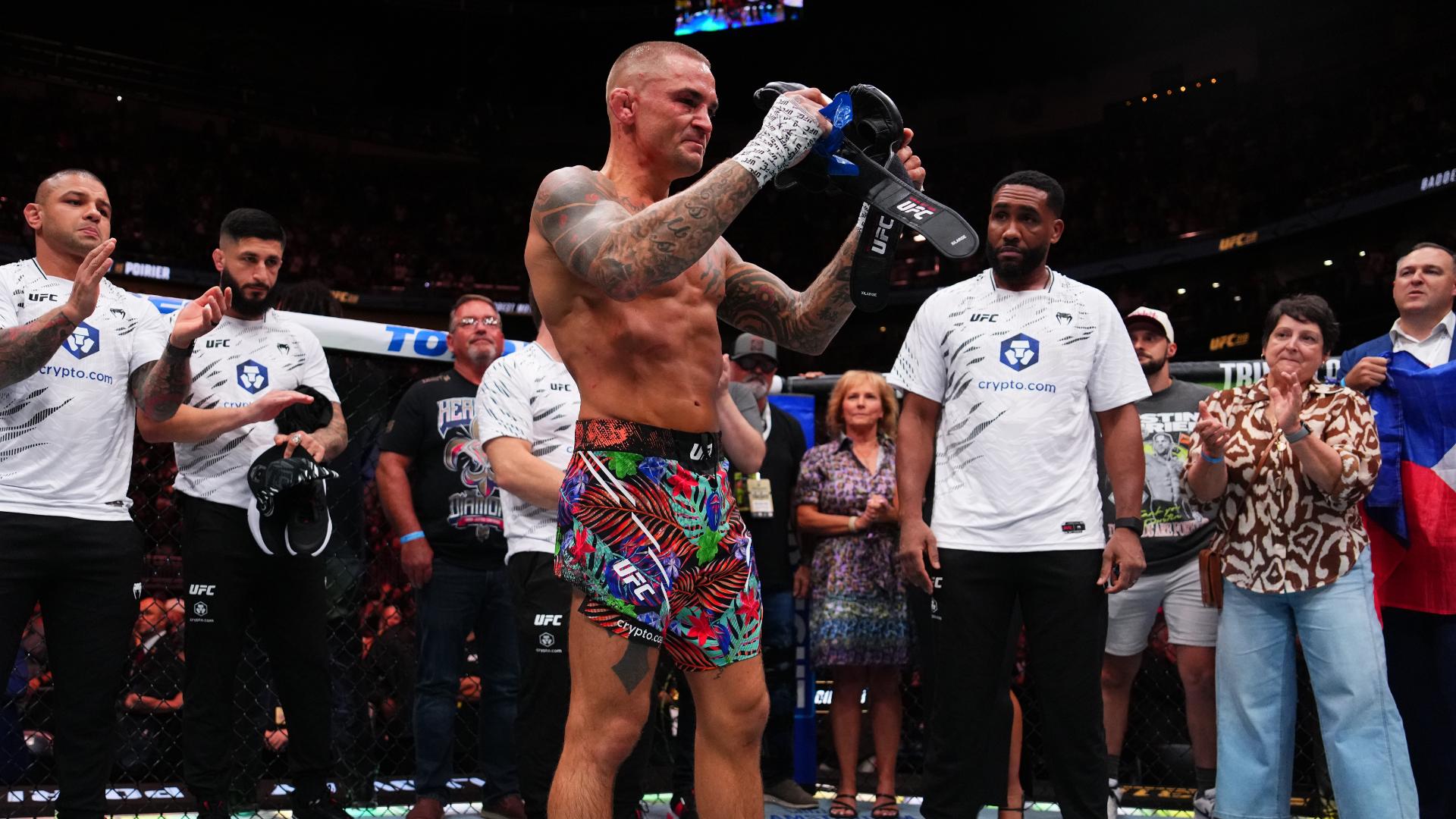 Dustin Poirier victoire octogone UFC 2026