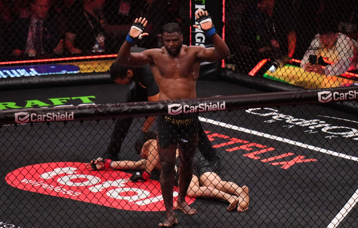 Francis Ngannou déclaration après KO Lins MVP MMA Netflix - Jon Jones call out Los Angeles 2026