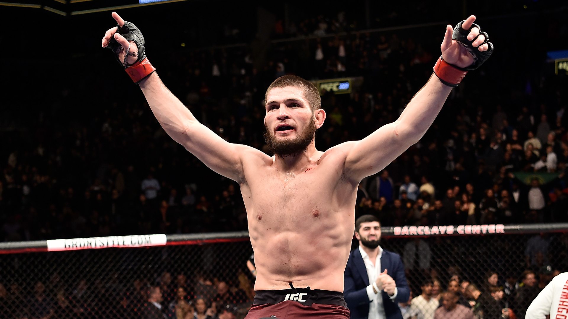 Khabib Nurmagomedov victoire UFC octogone
