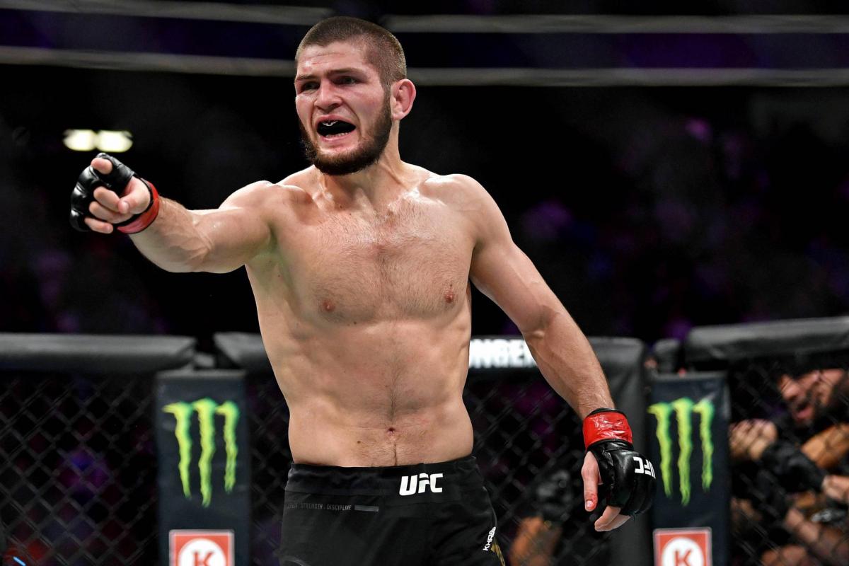 Khabib Nurmagomedov champion UFC ceinture poids légers