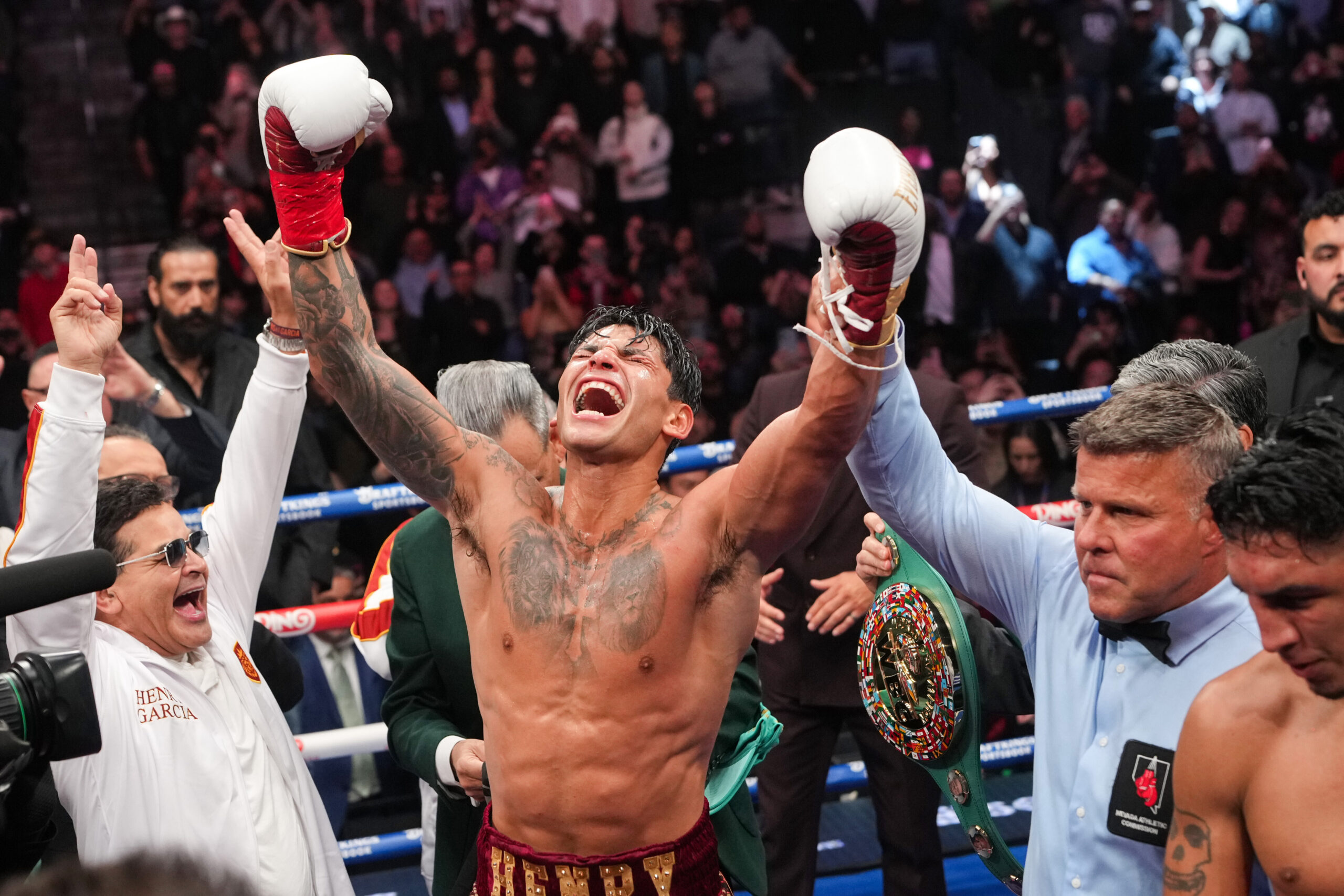 Ryan Garcia champion WBC welter victoire ceinture 2026