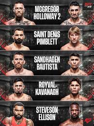 UFC 329 carte de l'année McGregor Saint-Denis Pimblett