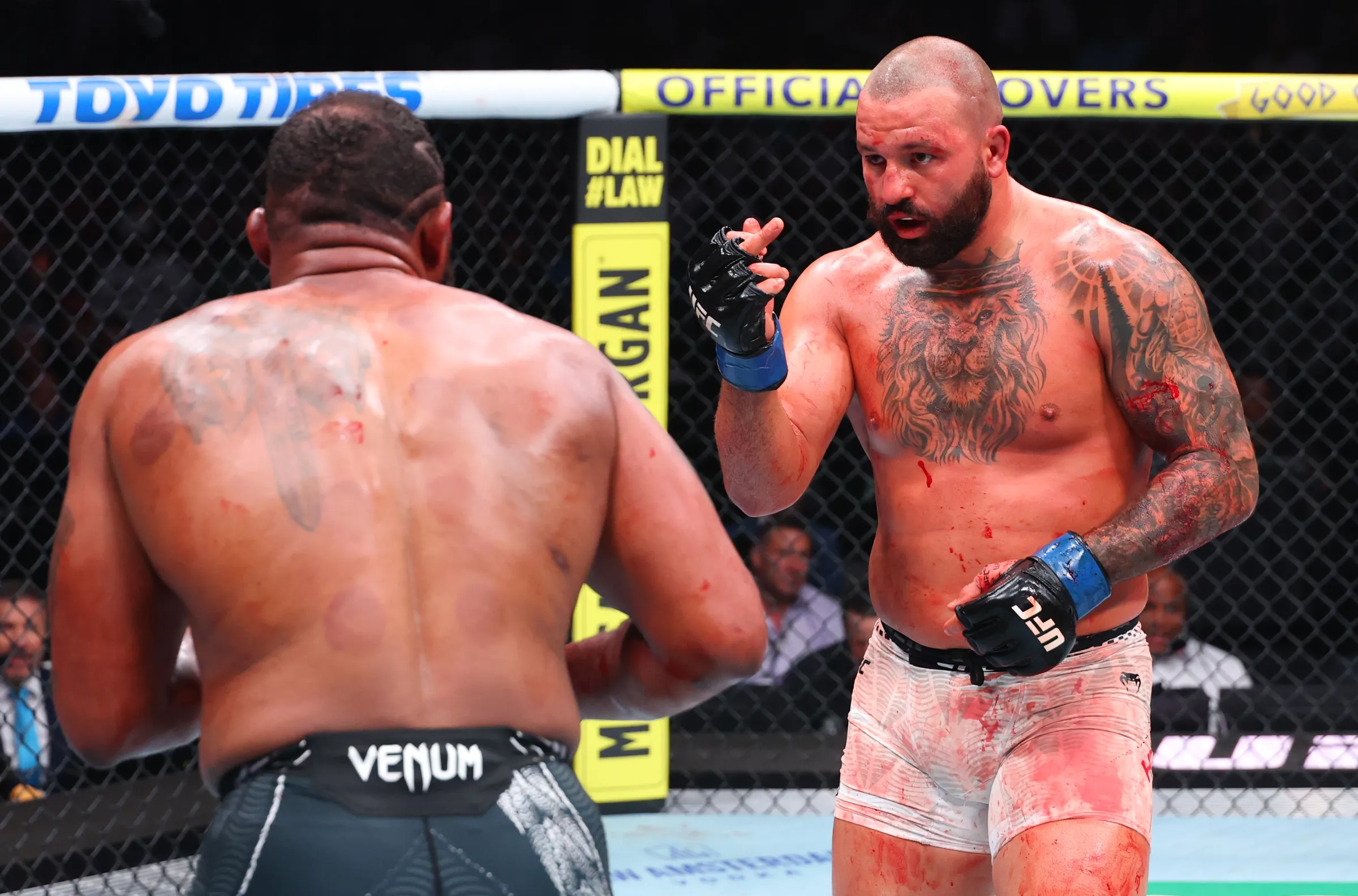 Combat UFC octogone poids welters MMA frappe