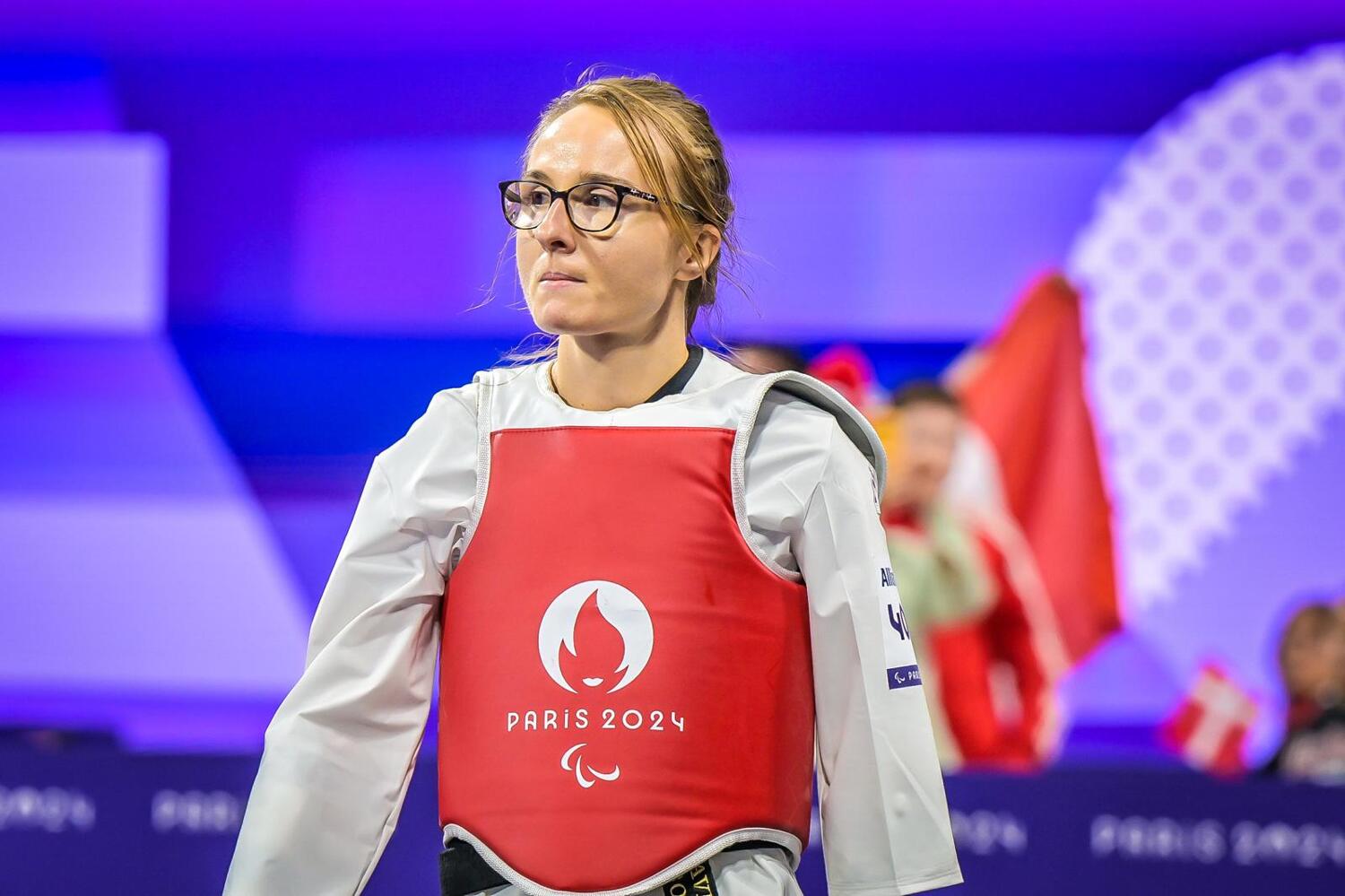 Sophie Caverzan entraînement para-taekwondo équipe de France