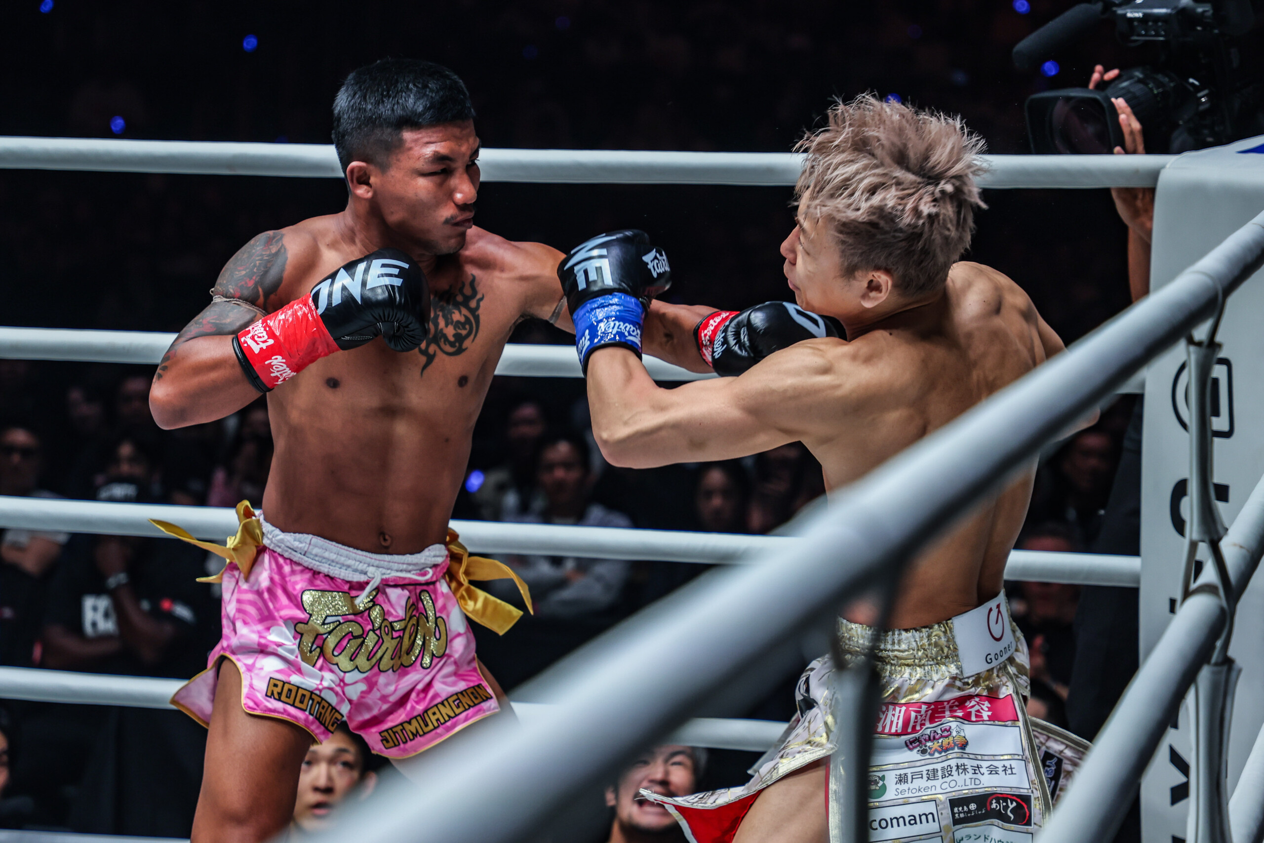 Takeru Segawa frappe Rodtang en combat ONE Samurai 1 kickboxing muay thai Tokyo 2026